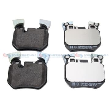 Bromsbeläggssats, Bakaxel — Bakaxel från Autofrance