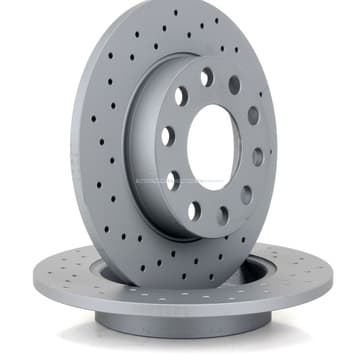 Bromsskiva, Bakaxel — Bakaxel från Autofrance