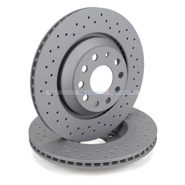 Bromsskiva, Bakaxel — Bakaxel från Autofrance