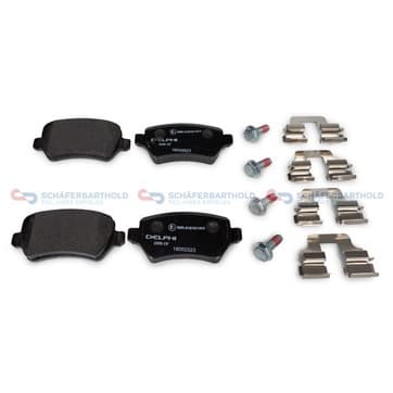 Bromsbeläggssats, Bakaxel — Bakaxel från Autofrance