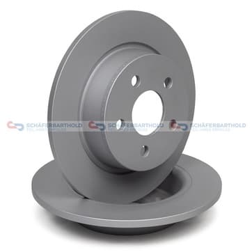 Bromsskiva, Bakaxel — Bakaxel från Autofrance