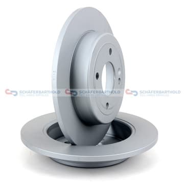 Bromsskiva, Bakaxel — Bakaxel från Autofrance