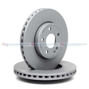 Bromsskiva, Framaxel — Framaxel