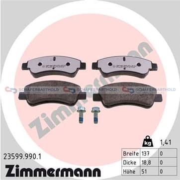 Bromsbeläggssats, Framaxel — Framaxel från Autofrance