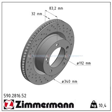Bromsskiva, Framaxel — Framaxel från Autofrance