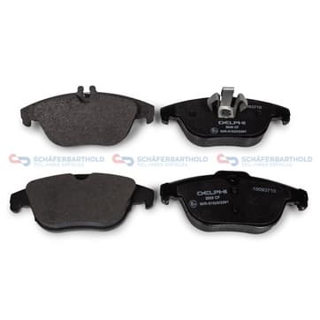 Bromsbeläggssats, Bakaxel — Bakaxel från Autofrance