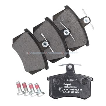 Bromsbeläggssats, Bakaxel — Bakaxel från Autofrance