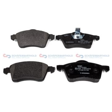 Bromsbeläggssats, Framaxel — Framaxel från Autofrance