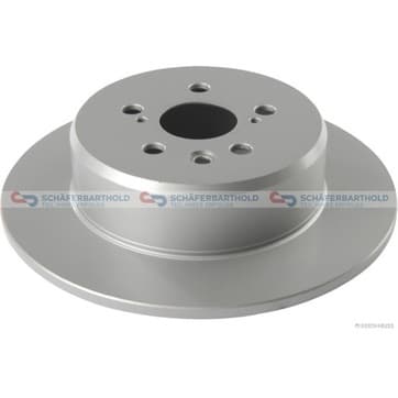 Bromsskiva, Bakaxel — Bakaxel från Autofrance