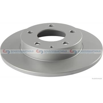 Bromsskiva, Bakaxel — Bakaxel från Autofrance