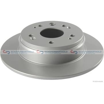 Bromsskiva, Bakaxel — Bakaxel från Autofrance