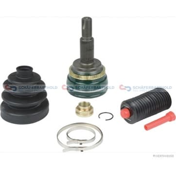 Knutsats, drivaxel, Framaxel, på hjulsidan — Framaxel, på hjulsidan från Autofrance