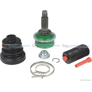 Knutsats, drivaxel, Framaxel, på hjulsidan — Framaxel, på hjulsidan från Autofrance