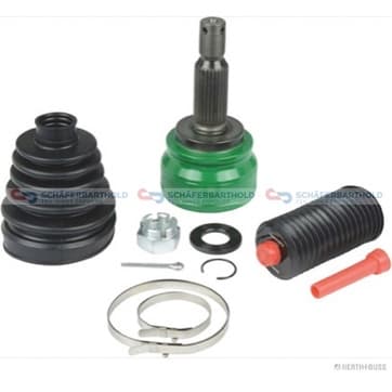 Knutsats, drivaxel, Framaxel, på hjulsidan — Framaxel, på hjulsidan från Autofrance