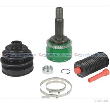 Knutsats, drivaxel, Framaxel, på hjulsidan — Framaxel, på hjulsidan från Autofrance