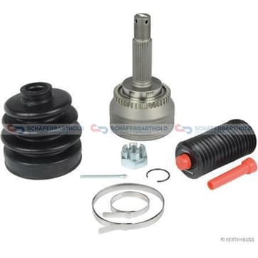 Knutsats, drivaxel, Framaxel, på hjulsidan — Framaxel, på hjulsidan från Autofrance