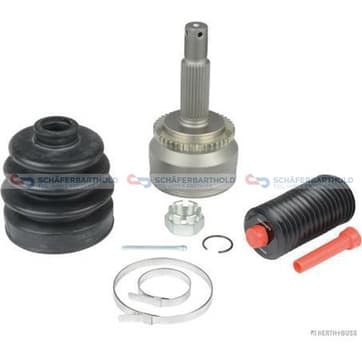 Knutsats, drivaxel, Framaxel, på hjulsidan — Framaxel, på hjulsidan från Autofrance