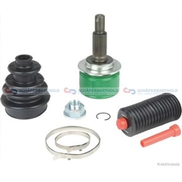 Knutsats, drivaxel, Framaxel, på hjulsidan — Framaxel, på hjulsidan från Autofrance