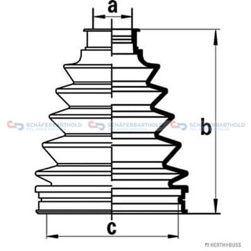 Damasksats, drivaxel från Autofrance