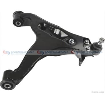 Länkarm, hjulupphängning, Framaxel höger — Framaxel höger