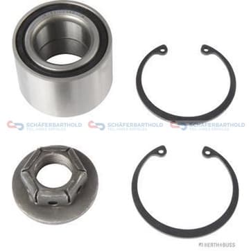 Hjullagerssats, Bakaxel, båda sidor — Bakaxel, båda sidor från Autofrance