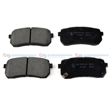 Bromsbeläggssats, Bakaxel — Bakaxel från Autofrance