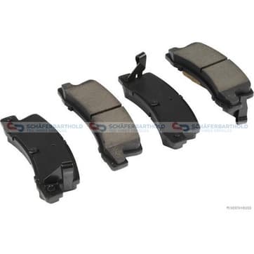 Bromsbeläggssats, Bakaxel — Bakaxel från Autofrance