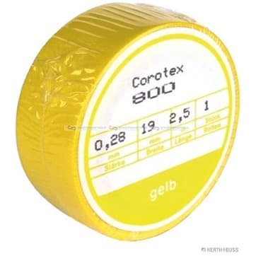 Isoleringstejp 19mmx 2,5m gelb