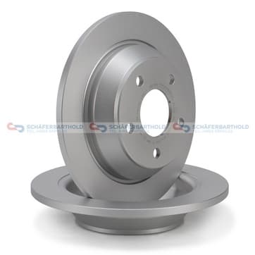 Bromsskiva, Bakaxel — Bakaxel från Autofrance