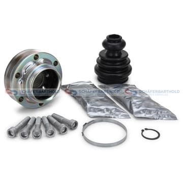 Knutsats, drivaxel, Framaxel, på hjulsidan — Framaxel, på hjulsidan från Autofrance