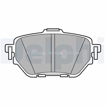 Bromsbeläggssats, Bakaxel — Bakaxel från Autofrance