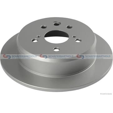 Bromsskiva, Bakaxel — Bakaxel från Autofrance