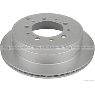 Bromsskiva, Bakaxel — Bakaxel från Autofrance