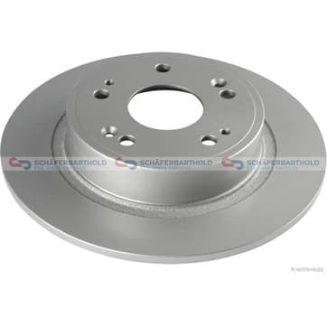 Bromsskiva, Bakaxel — Bakaxel från Autofrance