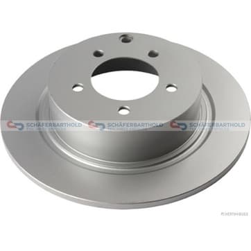 Bromsskiva, Bakaxel — Bakaxel från Autofrance