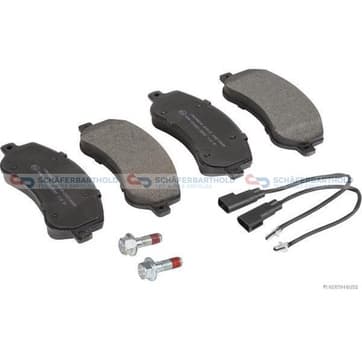 Bromsbeläggssats, Framaxel — Framaxel från Autofrance