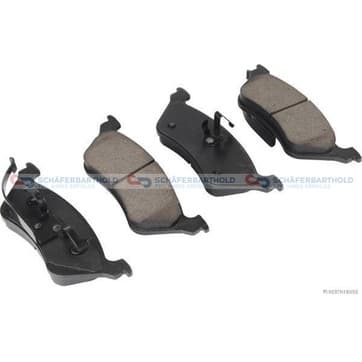 Bromsbeläggssats, Bakaxel — Bakaxel från Autofrance