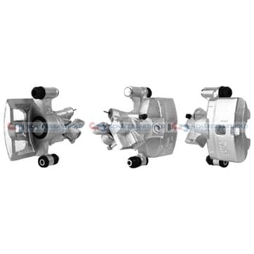 Bromsok, Bakaxel vänster — Bakaxel vänster