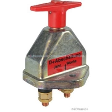 Huvudbrytare, batteri