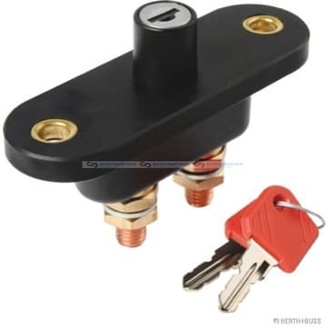 Huvudbrytare, batteri