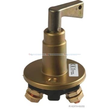 Huvudbrytare, batteri