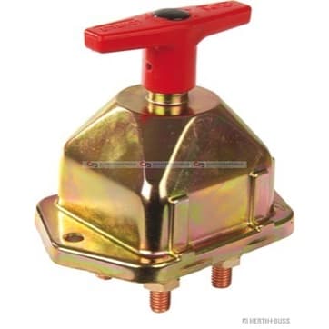 Huvudbrytare, batteri