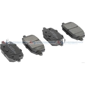 Bromsbeläggssats, Bakaxel — Bakaxel från Autofrance