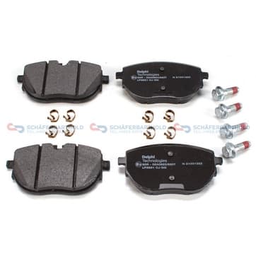 Bromsbeläggssats, Framaxel — Framaxel från Autofrance