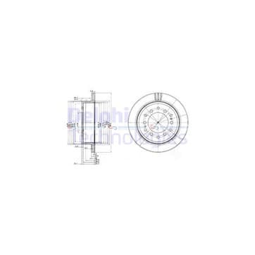 Bromsskiva, Bakaxel — Bakaxel från Autofrance