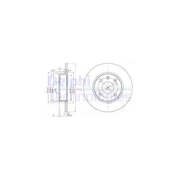 Bromsskiva, Bakaxel — Bakaxel från Autofrance