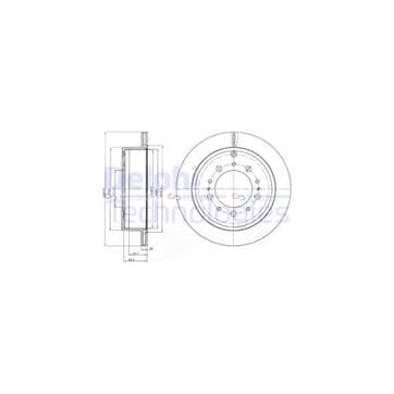 Bromsskiva, Bakaxel — Bakaxel från Autofrance