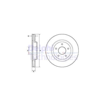 Bromsskiva, Framaxel — Framaxel från Autofrance