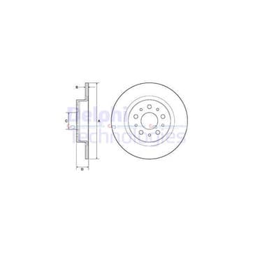 Bromsskiva, Bakaxel — Bakaxel