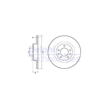 Bromsskiva, Bakaxel — Bakaxel från Autofrance